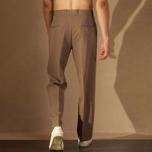 The Lifestyle Co Linen Relaxed-Fit Regular Trousers
